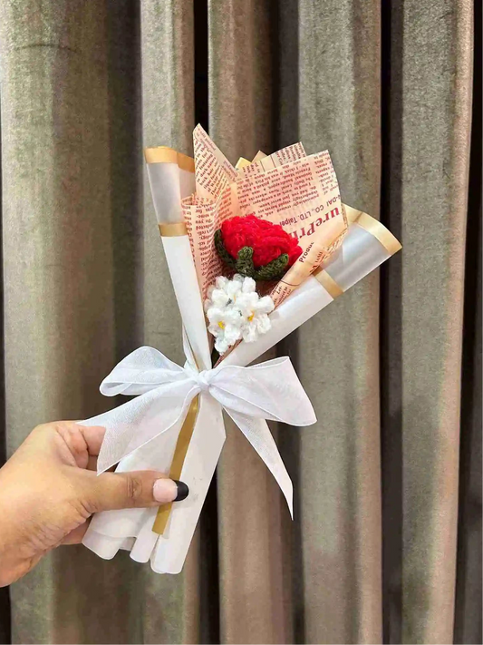 Rose plus Forget me nots