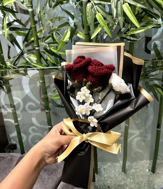 XL Maroon Rose Bouquet