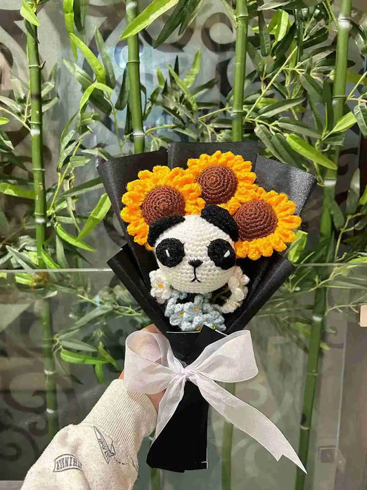 Panda Sunflower Bouquet